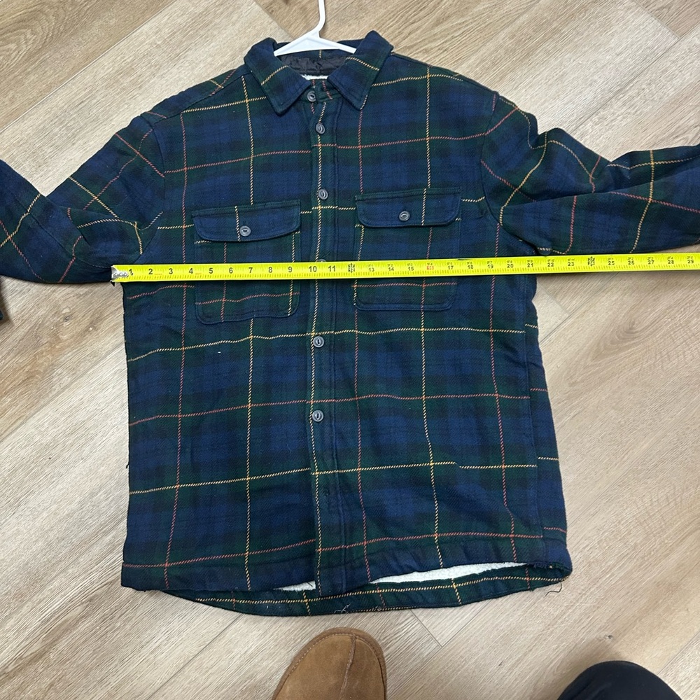 Men’s H&M Sherpa Lined Flannel Jacket - Picture 6 of 9